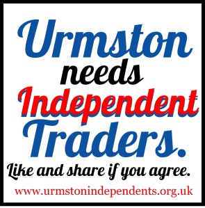 Use this on Facebook to spread the word about Urmston Independents.