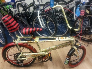 This limited edition bike costs £300 from Eddie McGrath on Station Road.