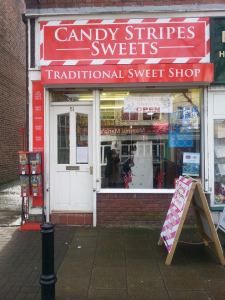 Candy Stripes Sweets recently moved from Urmston Market to a permanent shop on Flixton Road.